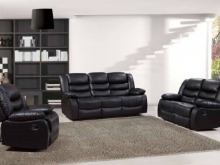 Brand New 3+2 or CORNER REMA Premium Bonded Leather Recliner Sofa Black,Brown